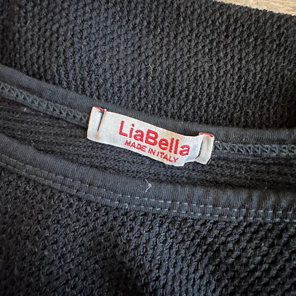 LiaBella Black Relaxed Mini Dress - Picture 4 of 5